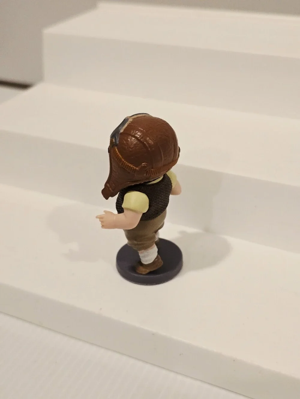 Disney Pixar Movie Up 3” Carl Young Boy Figure Pvc Toy On Base